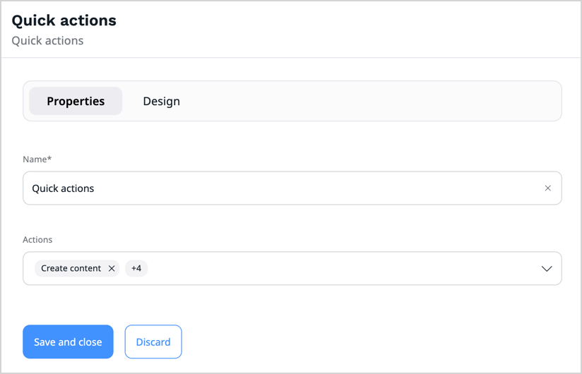 Block properties