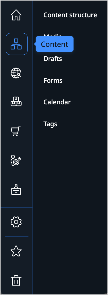 Main menu