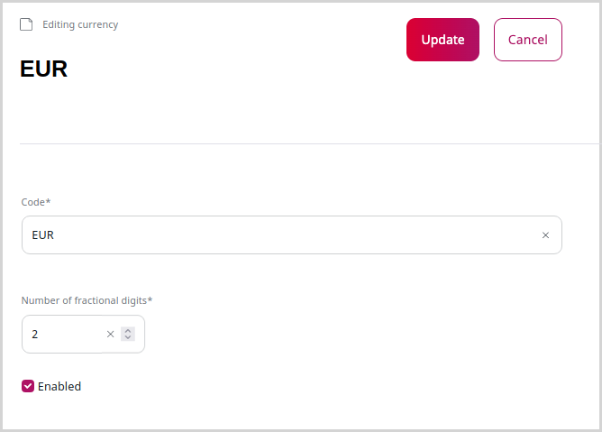 Enabling a currency